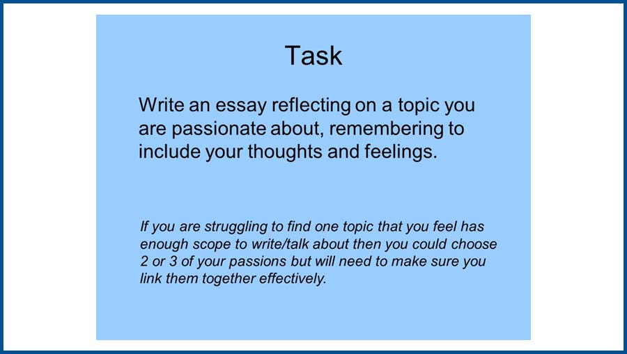 Who Is Passionate About Your Topic